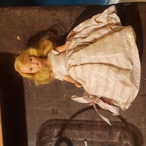 Vintage Nancy Ann Storybook Doll Hard Plastic 5.5"